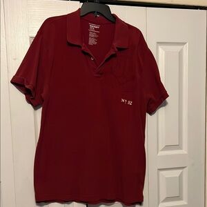 Old Navy Red Polo Shirt Classic Design